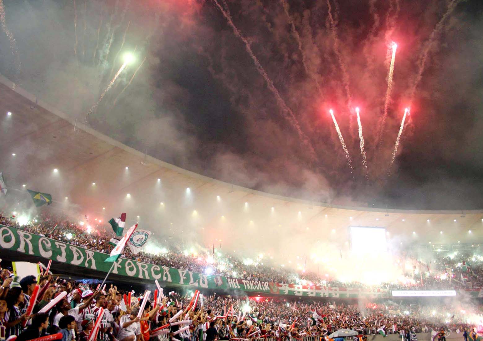 Rio de Janeiro;Maracanã;Final Copa Libertadores;
Fluminense x LDU;02/07/2008;
Foto:Ricardo Ayres/Photocamera